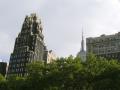  new york 2006  -  Bryant Park  - American Radiator Building American Radiator Building et l Empire State Building